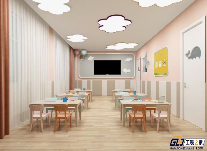 西安西安幼兒園設(shè)計(jì)效果圖案例分享裝修案例